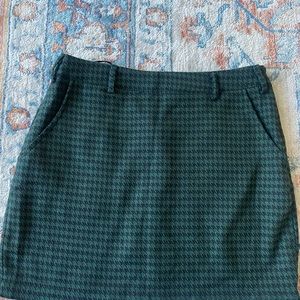Houndstooth Mini Skirt